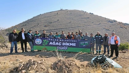 Kayseri Talas’ta ağaç seferberliği