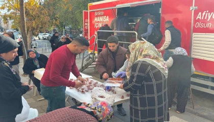 Manisa’da şehit Jandarma Uzman Çavuş için pilav hayrı