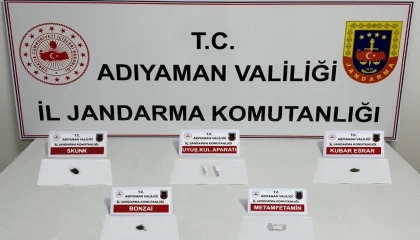 Adıyaman’da uyuşturucu operasyonu: 16 gözaltı