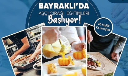 BAYRAKLI’DA ÜCRETSİZ AŞÇI EĞİTİMİ