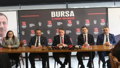 BBP 32’nci yılında Bursa’da gazetecilerle buluştu