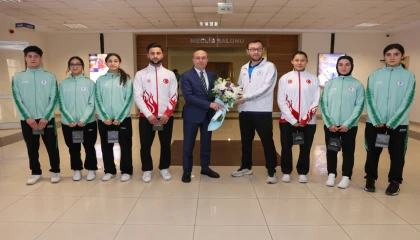 Konya Selçuklu’da başarılı sporculardan Başkan Pekyatırmacı’ya ziyaret