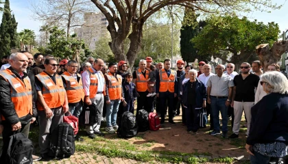 Antalya Muratpaşa’da afet tahliye tatbikatı gerçekleşti