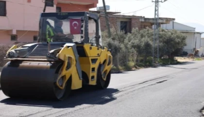 Hatay Büyükşehir yol çalışmalarında hız kesmiyor