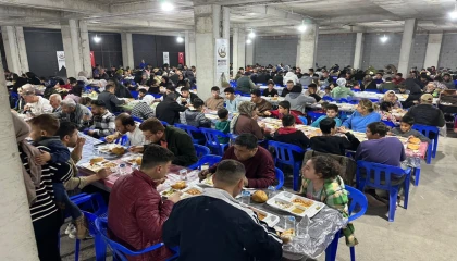 Mardin Midyat’ta iftar programlarına yoğun ilgi