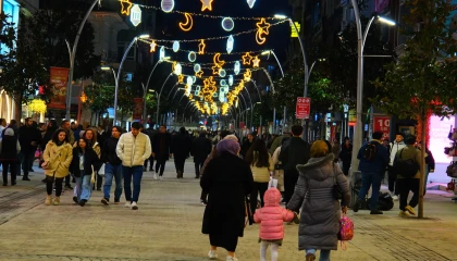 Sakarya’da Çark Caddesi süslendi